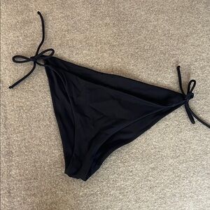 Negative Underwear Side-tie String Bikini Bottom Black size L